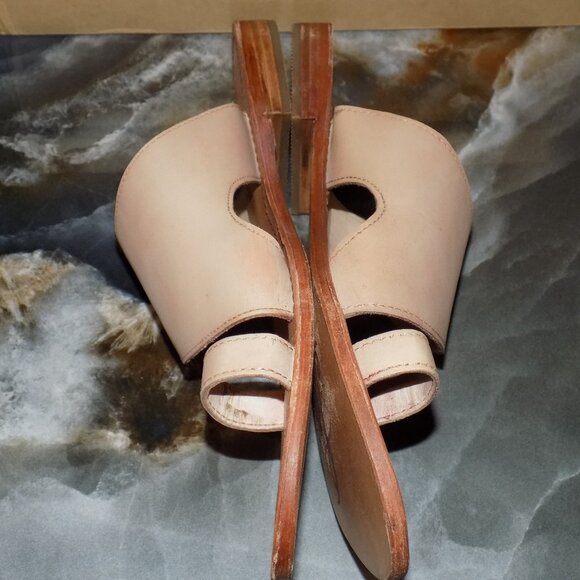 Free People Sant Antoni Slide Natural Sandals Size 7.5 (38) Women's NEW - Picture 2 of 5